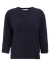 Extreme Cashmere N.398 Three-quarter Sleeve Sweater In Blue