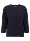 Extreme Cashmere N.398 Three-quarter Sleeve Sweater In Blue