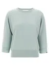Extreme Cashmere '398 Jewel' Crew Neck Knit Sweater In Light Blue