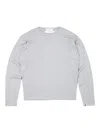 Extreme Cashmere Aries Long-sleeved Sweater In Gray