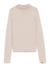 Extreme Cashmere Audrey Cashmere High-neck Jumper In Beige