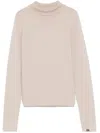 Extreme Cashmere Audrey Cashmere High-neck Jumper In Neutrals