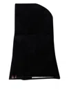 Extreme Cashmere Fitted Black Balaclava With Minimalist Design In Black