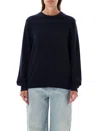 Extreme Cashmere Belle Cashmere Stretch 2.26 Pullover In Black