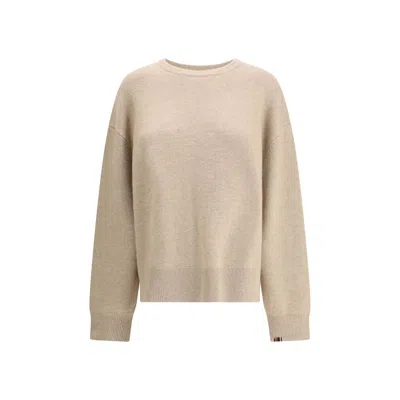 Extreme Cashmere Beige Cashmere Cashmere Women's Sweater In Neutral