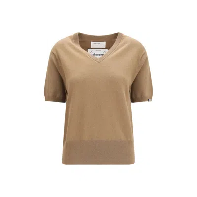 Extreme Cashmere Beige Cashmere Sweater In Brown