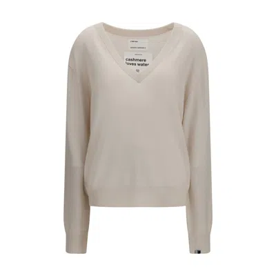 Extreme Cashmere Beige Cashmere Sweater In Gray