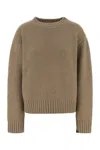 Extreme Cashmere Beige Cashmere Sweater In Brown