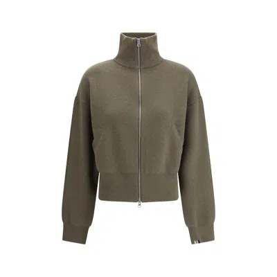 Extreme Cashmere Bicolor Cashmere Bomber In Green