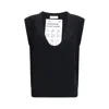 Extreme Cashmere Black Elastane Sweatshirt In Black