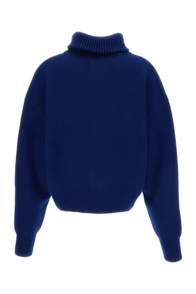 Extreme Cashmere Blue Cashmere N.377 Bomber Cardigan