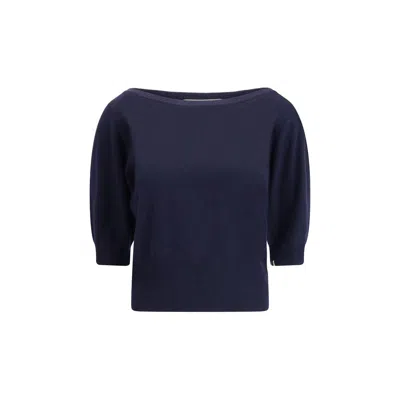 Extreme Cashmere Blue Cashmere Women's Sweater