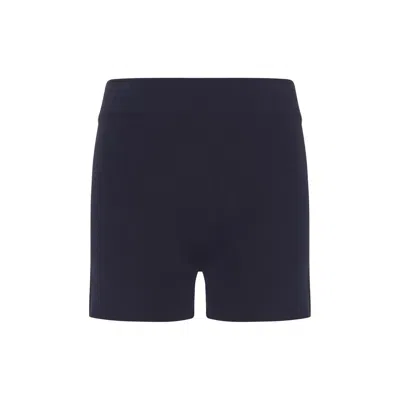 Extreme Cashmere Blue Cotton Shorts