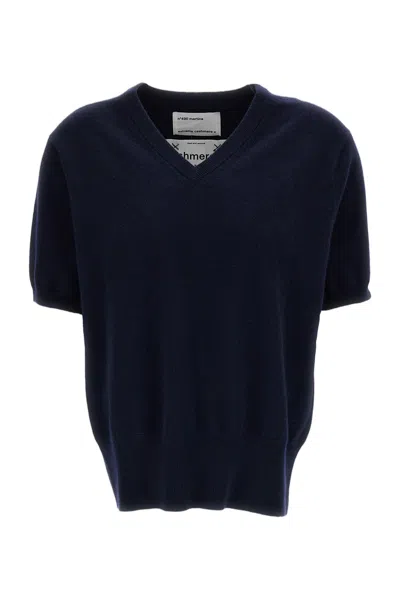 Extreme Cashmere Blue Martina Cashmere-blend V-neck Sweater