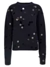 Extreme Cashmere 'n.373 Oldie Sequin' Sweater In Black