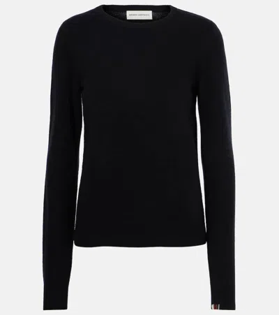 Extreme Cashmere Body Ribbed-knit Cashmere-blend Sweater In Black