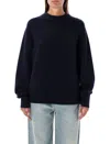 Extreme Cashmere Belle Cashmere Stretch 2.26 Pullover In Black