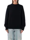 Extreme Cashmere Belle Cashmere Stretch 2.26 Pullover In Raven Black