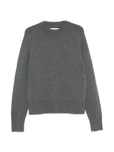 Extreme Cashmere Bourgeois Ribbed-knit Sweater In Green
