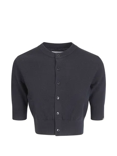 Extreme Cashmere Button Cashmere Cardigan In Gray
