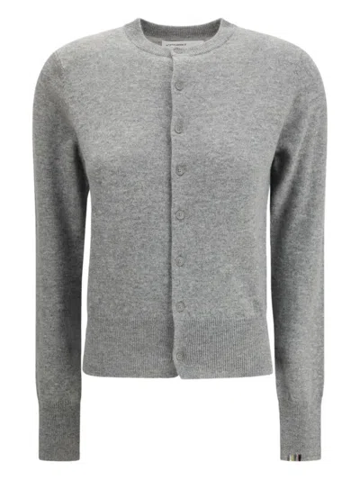 Extreme Cashmere Button-fastening Cardigan In Gray