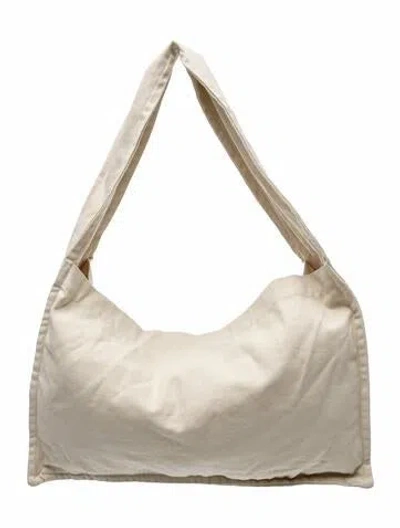 Pre-owned Extreme Cashmere Canvas Hobo In Neutral