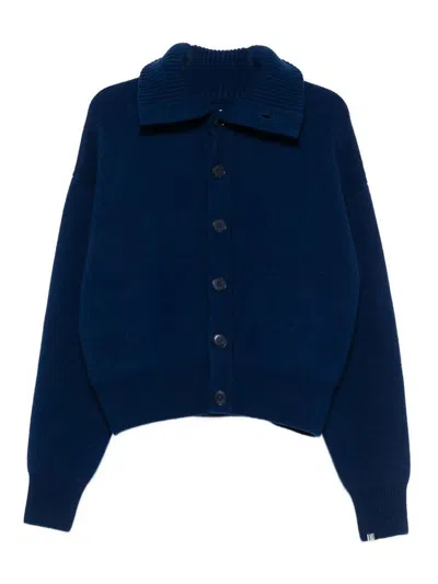 Extreme Cashmere Cardigan Clemens In Blue