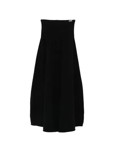 Extreme Cashmere Cashmere A-line Skirt In Black