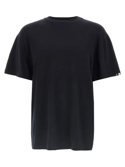 Extreme Cashmere Cashmere Blend Loose-fit Crew Neck T-shirt In Black
