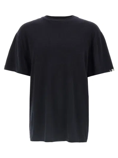 Extreme Cashmere Cashmere Blend Black T-shirt N°269 In Blue
