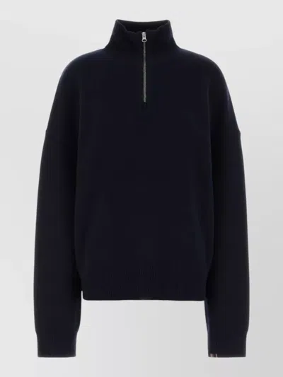 Extreme Cashmere Cashmere Blend High Neck Sweater 235 In Blue