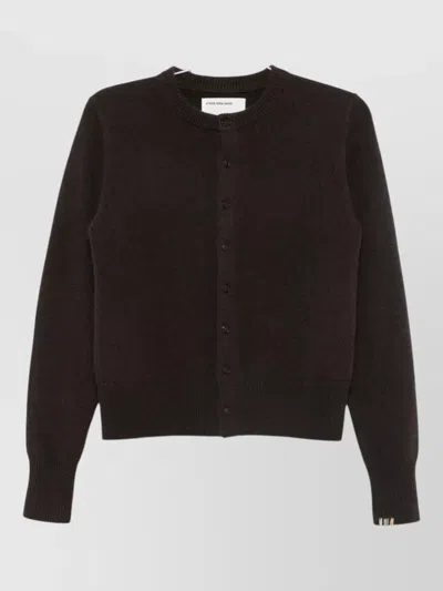 Extreme Cashmere Blouson Cashmere-blend Cardigan In Brown