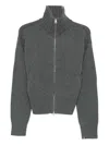 Extreme Cashmere Cashmere Zipped Cardigan In Gray