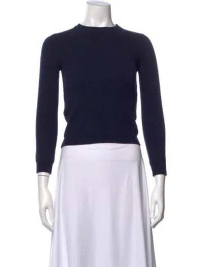 Pre-owned Extreme Cashmere Cashmere Crew Neck Sweater In Blue