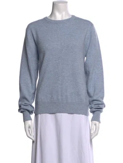Pre-owned Extreme Cashmere Cashmere Crew Neck Sweater In Blue