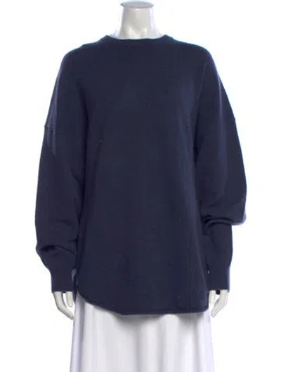 Pre-owned Extreme Cashmere Cashmere Crew Neck Sweater In Blue