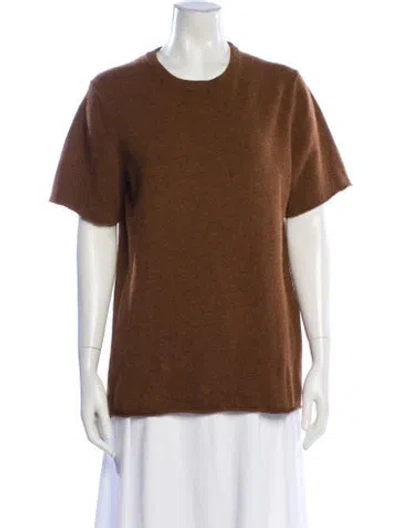 Pre-owned Extreme Cashmere Cashmere Crew Neck Sweater In Brown