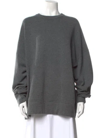 Pre-owned Extreme Cashmere Cashmere Crew Neck Sweater In Gray