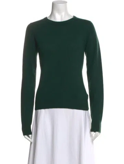 Pre-owned Extreme Cashmere Cashmere Crew Neck Sweater In Green