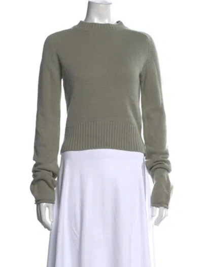 Pre-owned Extreme Cashmere Cashmere Crew Neck Sweater In Green