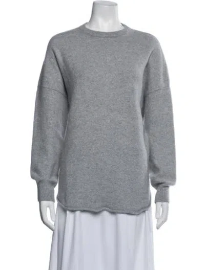 Pre-owned Extreme Cashmere Cashmere Crew Neck Sweater In Grey