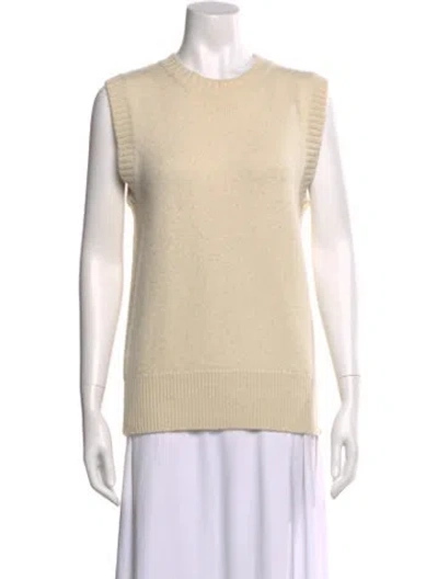 Pre-owned Extreme Cashmere Cashmere Crew Neck Sweater In Neutral
