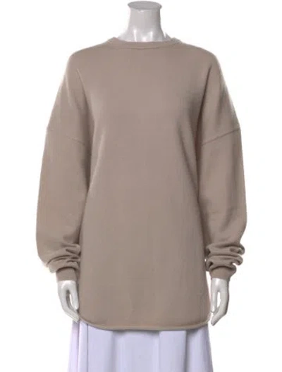 Pre-owned Extreme Cashmere Cashmere Crew Neck Sweater In Neutral