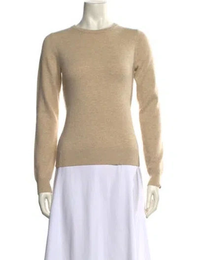 Pre-owned Extreme Cashmere Cashmere Crew Neck Sweater In Neutral