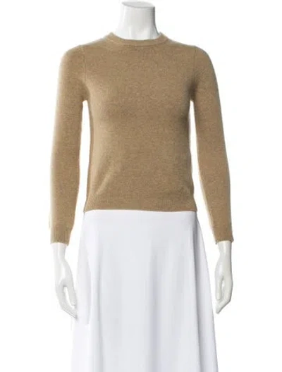 Pre-owned Extreme Cashmere Cashmere Crew Neck Sweater In Neutral
