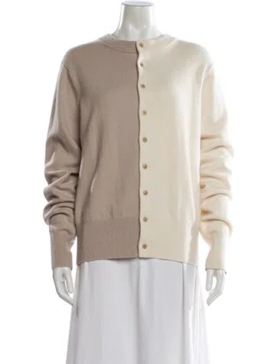 Pre-owned Extreme Cashmere Cashmere Crew Neck Sweater In Neutral