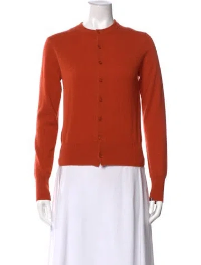 Pre-owned Extreme Cashmere Cashmere Crew Neck Sweater In Orange