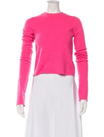 Pre-owned Extreme Cashmere Cashmere Crew Neck Sweater In Pink