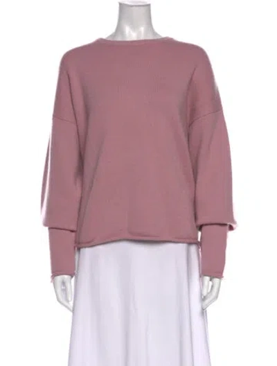 Pre-owned Extreme Cashmere Cashmere Crew Neck Sweater In Pink