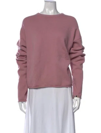 Pre-owned Extreme Cashmere Cashmere Crew Neck Sweater In Pink